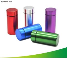 Star booth direct supply high quality practical metal large Aluminium alloy storage bottle smoking accessories