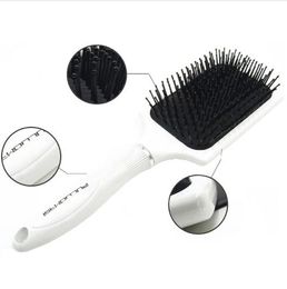 Natural Rubber Needle Plate Magic Hair Comb Brush Antistatic Detangling Massage Hairbrush Hairdressing Styling tool