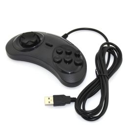 PC MAC Retro Wired 6 Buttons USB Classic Gamepad Game Controller Joypad Not for SEGA Genesis Mega Drive MD2 High Quality FAST SHIP