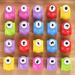 Mini DIY Craft Hole Puncher Multi Colors Button Type Scrapbooking Punches Lovely Embossing Device Hot Sale 1 2jd BB