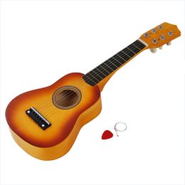 HLBY Good Deal Mini Gitarre Guitar 21 inch Acoustic akustische + Plektron