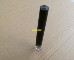 100pcs/lot DIY 5g Black Gradient Ellipse Lip Gloss Tubes 5ml Plastic Empty Lip Balm tube bottle Lipstick Container G0702