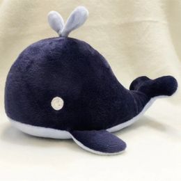 20CM Kawaii plush toys blue whale with bamboo charcoal package clean air stuffed animal toy for car decoration