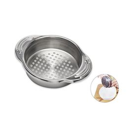 Stainless Steel Kitchen Fruit Can Strainer Easily Strains Liquids Out of Canned Fruits and Vegetable ZA6952