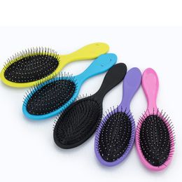 Wet Hair Shower And Dry Hair Brush Hair Detangler Brush Airbags Massage Comb Free Shipping LX3201