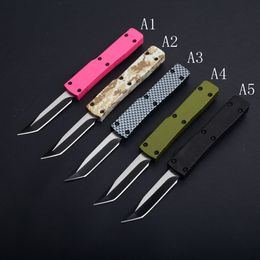 Brand New Key Buckle Mini Automatic Knife Drop Point 440C Single Blade Manico in alluminio Tactical Camping Hunting Survival Pocket Utility Strumenti EDC