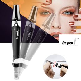 Dr pen A7 Microneedle Electric Dermapen Adjustable Length0.25 to 2.5mm Rolling System Auto Micro Needle for Anti Hair Removal