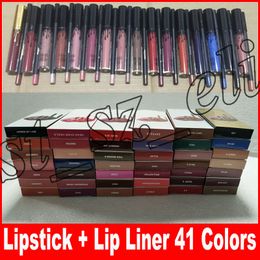 Kit Lip Kit Liquide Mat Rouge à Lèvres Doublure à Lèvres Maquillage Lip Gloss