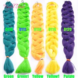 82inch Jumbo braiding hair crochet braids Xpression Braiding Hair Extension Synthetic Hair For box Braids 165g marley twist