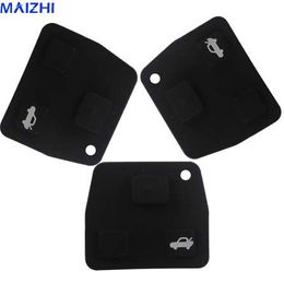 maizhi 2pcs Replacement Remote Car Key shell Silicone Rubber Pads 2 3 Buttons for Toyota Avensis Corolla Lexus RVA4 Styling