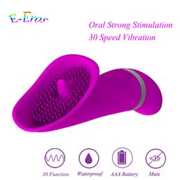 ORISSI 30 Speed Clitoris Vibrators Clit Pussy Pump Silicone G-spot Vibrator Oral Sex Toys For Women Body Massager Sex Product S921