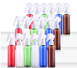 100ml Square Shoulder Colorful Spray Bottle Cosmetics Packing Plastic bottles Mist Spray Trigger Refillable SN1495