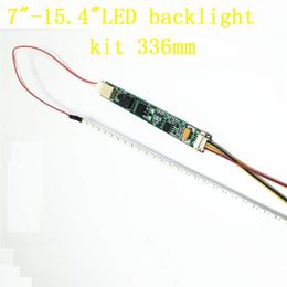 Freeshipping 10"11"12"13"14"15"15 inch laptop LCD screen upgrade to LED backlight kit 336mm Brightness adjustable random sheared