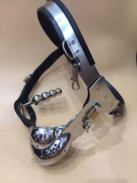 NEW Redesigned Breathable Padlock Male Chastity Belt Device Plug D-ring #T67