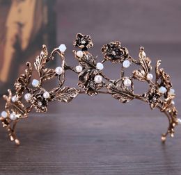 Bridal headwear Baroque leaves, crown ornaments, hair bands, wedding accessories, bridal ornaments.