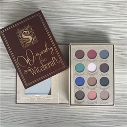 Eye Shadow Harry Potters Magic Book 12 Colors Red Wine Earth Color Rude Shimmer Repair Capacity Powder
