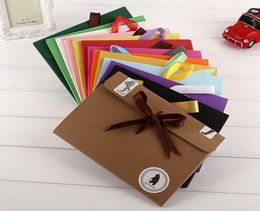 500 new 18 x 0.7 x 24 cm kraft paper envelopes box cloth handkerchief scarf packing box