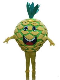 2018 Factory sale hot Ananas Mascot Costume Yellow Fruit Fancy Dress Adult Size