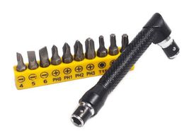 Brand New 1/4" Mini Double-headed Multifunctional Socket Wrench L-type Screwdriver 90 degree Right Angle Screwdriver Sets