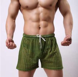 Men sports shorts sweatpants man boxers shorts trunks Hollow runing men gym shorts