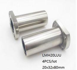 4pcs/lot LMH20LUU 20mm linear ball bearing/bushing long oval flanged bearings linear motion bearings 3d printer parts cnc router 20x32x80mm