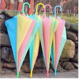 Fashion Rain Umbrellas long Handle Cute beach Umbrella paraguas for women men