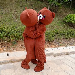 2018 High quality rilakkuma mascot teddy bear anime mascot costume free shipping