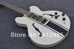 Free shipping Wholesale price new style ES 333 FREE SHIPPING Hollow Tom Delonge ES333 White Electric Guitar