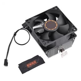 Freeshipping 80 * 80 * 25mm Computer CPU Cooling Cooler Quiet Fan Heat Sink For K8 series 754 939 940 Processor AMD Athlon 64 5200