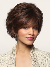 Cheap Short Wavy Hair Bangs