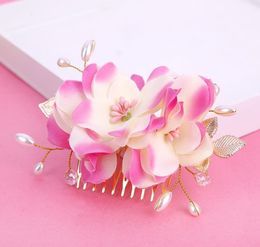 Bridal flower headwear, hair comb, wedding dress, photo studio, Modelling accessories, wedding accessories.