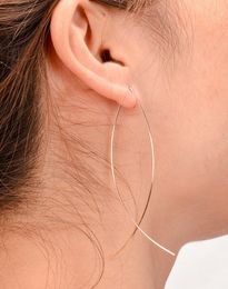 Fish Shaped Stud Earrings Simplicity Handmade Copper Wire Earring for Women Girl Brincos de gota Feminino Geometric NEW Ear Accessories01