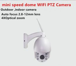 4INCH Outdoor 3G 4G SIM Card Dome PTZ IP Camera PTZ HD 1080P 4X Zoom Motion detection SD Card Night IR CCTV Camara speed dome camera