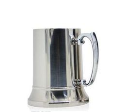 Bar Tankard beer mugs stainless steel 450ML big capacity Double Wall beer wine cups kitchen party supplies