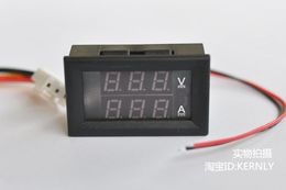 Freeshipping Dual display DC 300V/200A Ammeter Voltmeter Digital led Amp Volt Meter Voltage Current 12V 24V CAR