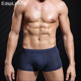 5PCS/Lot 95% Pure Natural Health Bamboo Fiber Boxer Shorts Men's Sexy Underwear Comfortable Men's High Quality SJ-MU007