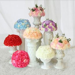 10pcs/lot 30cm /40cm wedding artificial flowers ball for table Centre or road lead stage backdrop flore decorations