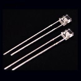 10000pcs/lot Water Clear red green yellow 5mm white color led lamp diodes 3X5X7 square head transparent 6500k