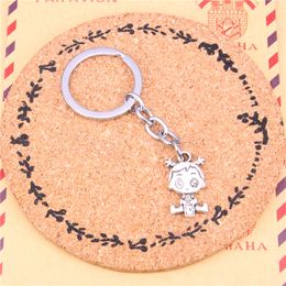 Keychain baby girl Pendants DIY Men Jewellery Car Key Chain Ring Holder Souvenir For Gift