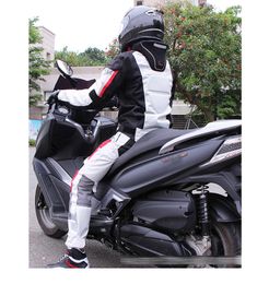 Riding Tribe Motorcycle Waterproof Jackets Suits Trousers Jacket for All Season Black Reflect Racing Winter clothing and Pants290g