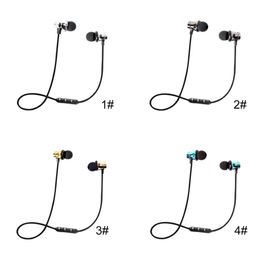 Stereo Bass Earphones Smartphones Bluetooth Headphones Magnetic Wireless Running Sport High quality Game Music headphones 2QDGP