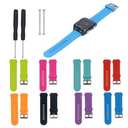 Colorful Silicone Wrist Strap Band for Garmin Forerunner 920XT Strap with Original Srews+Utility Knife Smart Watch Wristband