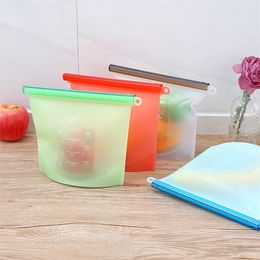 Reusable Silicone Food Preservation Bag Airtight Seal Food Storage Container Versatile Cooking Bag Free Shipping
