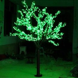 2M 6.6ft LED Cherry Blossom Tree Outdoor Indoor Christmas Wedding Garden Holiday Light Decor 1248LEDs waterproof 7 Colours option