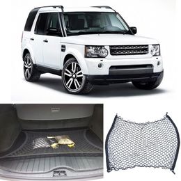 For Land Rover Discovery 2/3/4 Car Auto vehicle Black Rear Trunk Cargo Baggage Organiser Storage Nylon Plain Vertical Seat Net