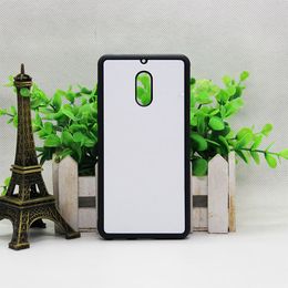 2D Sublimation Silicon Case For Nokia 5/6 TPU+PC Rubber soft Blank Heat transfer Phone Cover