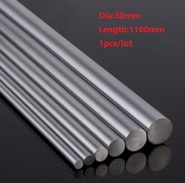 1pcs/lot 30x1100mm Dia 30mm linear shaft 1100mm long hardened shaft bearing chromed plated steel rod bar for 3d printer parts cnc router
