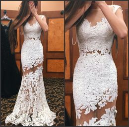 tight white prom dress
