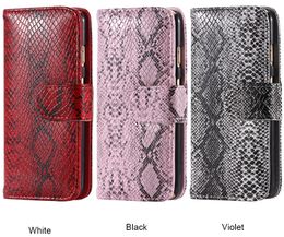 Wholesale Luxury Sexy Snake Pattern Phone Case For iPhone 6 6S Wallet Photo Frame Stand Flip Leather Cover For iPhone 6 6S Bag