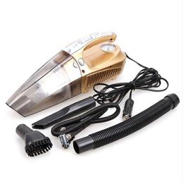 NEW Portable 12V High-Power Auto Car Vacuum Cleaner With LED Lights Hand-Held Car Inflatable Pump Super Suction Vacuum Cleaner